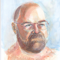 My project for course: Artistic Portrait with Watercolors. Fine Arts, Painting, Watercolor Painting, and Portrait Drawing project by glennquigley - 07.17.2023