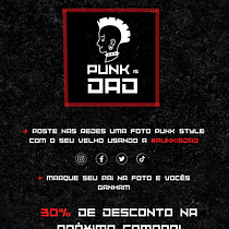 Pobre Diabo: Promoção de Dia dos Pais - Punk is Dad. Advertising, Marketing, Cop, writing, Creativit, and Content Writing project by Elen Carolina Juanini Okuma - 07.17.2023