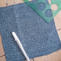 My project for course: Introduction to Japanese Sashiko Stitching. Un projet de Broderie, Art textile, DIY, Upc, cling , et Design textile de jojo - 18.07.2023