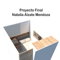 My final project for course: Interior Design from Start to Finish. Projekt z dziedziny Architektura wnętrz, Projektowanie wnętrz, Dekoracja wnętrz i Projektowanie przestrzeni użytkownika Natalia Alzate Mendoza - 15.07.2023