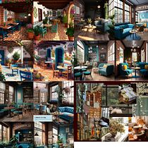 Mi proyecto del curso: Diseño de interiores para restaurantes. Projekt z dziedziny Architektura wnętrz, Projektowanie wnętrz, Dekoracja wnętrz, Projektowanie powierzchni h, low, ch i Projektowanie przestrzeni użytkownika Astrid Alejandra Argote Alcalá - 13.07.2023