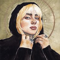 My project for course: Watercolor Portrait from a Photo. Un proyecto de Ilustración tradicional, Pintura a la acuarela y Dibujo de Retrato de Miwa Gardner - 18.07.2023