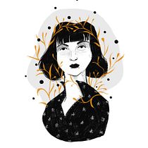 Mijn project van de cursus: Traditionele tekentechnieken met Procreate. Un proyecto de Ilustración tradicional, Dibujo, Ilustración digital, Dibujo de Retrato y Dibujo digital de nadievanwijk - 18.07.2023