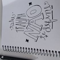 Meu projeto do curso: Lettering criativo: desenhe palavras com estilo. Lettering, H, and Lettering project by Dany Porfirio - 07.18.2023