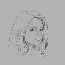 My project for course: Portrait Sketchbooking: Explore the Human Face. Sketching, Drawing, Portrait Drawing, Artistic Drawing, and Sketchbook project by ghadiraljawad - 07.18.2023
