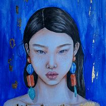 Mi proyecto del curso: Retrato en acuarela a partir de una fotografía. Un projet de Illustration traditionnelle, Aquarelle , et Dessin de portrait de Natasha - 15.07.2023