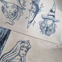 Meu projeto do curso: Tatuagem para principiantes. Tattoo Design project by Rita Rodrigues - 07.18.2023