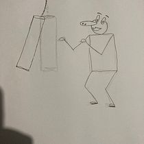 Meu projeto do curso: Introdução à criação de personagens estilo cartoon. Un projet de Illustration traditionnelle, Conception de personnages , et Dessin de daviygor.amofutebol - 18.06.2023