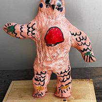 Cárpia - with my 6 years daughter. Character Design, Arts, Crafts, Fine Arts, Sculpture, and Concept Art project by Antonio Coelho - 07.20.2023