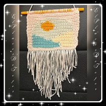 Mi proyecto del curso: Intarsia crochet: teje tus propios tapices. Fashion Design, Decoration, Fiber Arts, DIY, Crochet, and Textile Design project by MariCarmen Sánchez - 07.19.2023