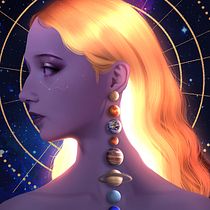My project for course: Digital Fantasy Portraits with Photoshop. Traditional illustration, Drawing, Digital Illustration, Portrait Drawing, Digital Drawing, and Digital Painting project by Gabrielle Estellier - 07.19.2023