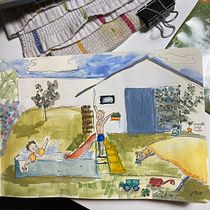 My project for course: Exploratory Sketchbook: Find Your Drawing Style. Un proyecto de Ilustración tradicional, Bocetado, Creatividad, Dibujo, Pintura a la acuarela, Sketchbook y Pintura gouache de Maria Iemma - 19.07.2023