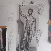 Meu projeto do curso: Desenho realista da figura humana. Traditional illustration, Fine Arts, Sketching, Pencil Drawing, Drawing, Realistic Drawing, and Figure Drawing project by geovanamente - 07.20.2023