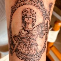 Meu projeto do curso: Introdução a tatuagem com estilo gravura. Un proyecto de Diseño de tatuajes de Karina Gemmi Torres - 13.07.2023