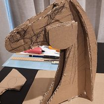 My project for course: Cardboard Sculptures for Beginners. Character Design, Arts, Crafts, Fine Arts, and Sculpture project by Daril Atkins - 07.20.2023