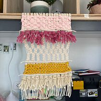 My project for course: Introduction to Macramé: Creation of a Decorative Tapestry Ein Projekt aus dem Bereich Erweiterungsentwicklung, H, werk, Innendesign, Dekoration von Innenräumen, Weben, Makramee und Textildesign von marigcasado - 20.07.2023