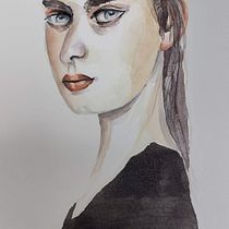 My project for course: Watercolor Portrait from a Photo. Un projet de Illustration traditionnelle, Aquarelle , et Dessin de portrait de Andy Shillaber - 20.07.2023