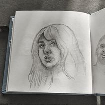 Mi proyecto del curso: Sketchbook de retrato: explora el rostro humano. Sketching, Drawing, Portrait Drawing, Artistic Drawing, and Sketchbook project by xavo_4 - 07.20.2023