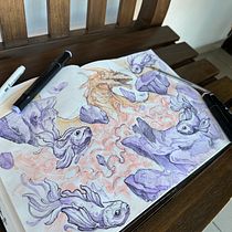 Sketchbook fantástico: dibuja personajes desde la imaginación Ein Projekt aus dem Bereich Traditionelle Illustration, Kreativität, Zeichnung, Sketchbook und Malerei von Barush Luna - 20.07.2023