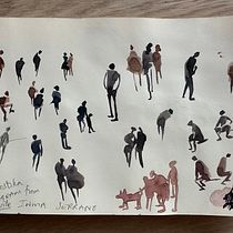 My project for course: Urban Sketching: Capture Your City in Motion. Traditional illustration, Sketching, Drawing, Watercolor Painting, Architectural Illustration, and Sketchbook project by gail_28 - 07.21.2023