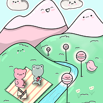 My project for course: Designing Kawaii Worlds: Spread Joy Through Illustration. Un proyecto de Diseño de personajes, Ilustración digital y Manga de amandamannegard - 21.07.2023