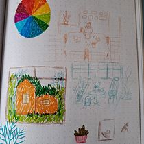 Mi proyecto del curso: Sketchbook para explorar tu estilo de dibujo. Un proyecto de Ilustración tradicional, Bocetado, Creatividad, Dibujo, Pintura a la acuarela, Sketchbook y Pintura gouache de nataliapizarrotello79 - 21.07.2023