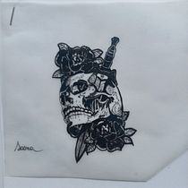 Mój projekt z kursu: Projektowanie tatuaży w estetyce Blackwork. Projekt z dziedziny Trad, c, jna ilustracja, Ilustracja c, frowa i Projektowanie tatuaż użytkownika Wojciech Wójcik - 21.07.2023