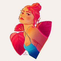 Meu projeto do curso: Retrato de personagens em estilo cartoon com Procreate. Character Design, Digital Illustration, Digital Drawing, and Digital Painting project by Giovanna Moraes - 06.01.2023