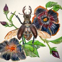My project for course: Naturalistic Illustration in Watercolor and Gouache. Artes plásticas, Pintura, Pintura em aquarela, Ilustração botânica, Ilustração naturalista, e Pintura guache projeto de Sabine Nimz - 21.07.2023