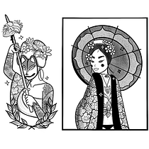 Diseño de tatuaje de autor con Procreate. Ilustração tradicional, Design gráfico, Desenho, Ilustração digital, Desenho de tatuagens, e Desenho digital projeto de meliné tastzian - 18.07.2023