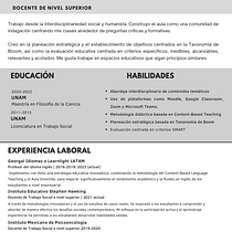 Mi proyecto del curso: Currículums para creativos: crea tu CV y carta de presentación Ein Projekt aus dem Bereich Bildung von Cristian UL - 21.07.2023