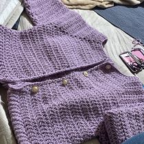 Mi proyecto del curso: Top-down: prendas a crochet de una sola pieza. Fashion Design, Fiber Arts, DIY, Crochet, and Textile Design project by Carmen Giugliano - 07.22.2023