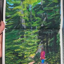 My project for course: Travel Sketchbook Illustration with Gouache. Painting, Drawing, Sketchbook, and Gouache Painting project by Minca Cufer - 07.21.2023