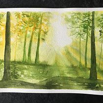 My project for course: Dreamy Watercolor Landscapes: Paint with Light. Un projet de Aquarelle , et Peinture de Jan Kent - 22.07.2023