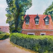 My project for course: Painting Realistic Watercolor Landscapes. Projekt z dziedziny  Sztuki piękne,  Malarstwo, Sketching, Malowanie akwarelą, Ilustracja naturalist i czna użytkownika Oxana - 22.07.2023