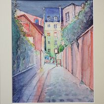 My project for course: Architectural Sketching with Watercolor and Ink. Sketching, Drawing, Watercolor Painting, Architectural Illustration, Sketchbook & Ink Illustration project by christophe.charnay - 07.22.2023