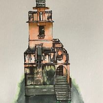 My project for course: Expressive Architectural Sketching with Colored Markers. Een project van  Schetsen,  Tekening,  Architecturale illustratie, Sketchbook y  Illustratie met inkt van sharvikru - 22.07.2023