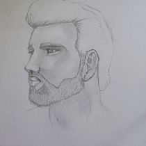 Mi proyecto del curso: Sketchbook de retrato: explora el rostro humano. Sketching, Drawing, Portrait Drawing, Artistic Drawing, and Sketchbook project by josephinepardo - 07.22.2023