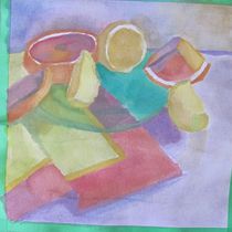 Mon projet du cours : Peinture à la gouache : créez des œuvres d'art dynamiques. Fine Arts, Painting, Color Theor, and Gouache Painting project by gigilarose - 07.22.2023