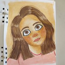 Meu projeto do curso: Desenho fanart com aquarela e lápis de cor. Traditional illustration, Painting, Watercolor Painting, Portrait Drawing, Children's Illustration, and Colored Pencil Drawing project by ambrosio.neli17 - 07.22.2023