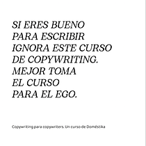 No eres tan bueno para escribir.. Un progetto di Pubblicità, Cop, writing, Stor, telling e Comunicazione di alejocardona99 - 23.07.2023