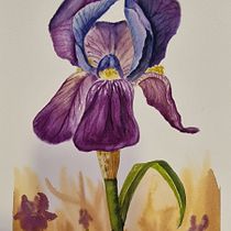 Mi proyecto del curso: Ilustración botánica con acuarela. Traditional illustration, Fine Arts, Painting, Drawing, Watercolor Painting, and Botanical Illustration project by Luis Ortuño Molina - 07.23.2023