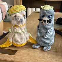 Mon projet du cours : Crochet : créez et personnalisez vos amigurumis. Arts, Crafts, To, Design, Fiber Arts, DIY, Crochet, Amigurumi, and Textile Design project by Caroline - 07.23.2023