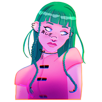 Mi proyecto del curso: Retrato de personajes estilo cartoon con Procreate. Character Design, Digital Illustration, Digital Drawing, and Digital Painting project by Sandra Ku - 07.22.2023
