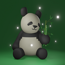 Mój projekt z kursu: Tworzenie postaci 3D w estetyce kawaii z użyciem Blender Ein Projekt aus dem Bereich Traditionelle Illustration, Design von Figuren, Digitale Illustration, 3-D-Modellierung, Manga, Animation und 3-D-Animation von nemuinari - 23.07.2023