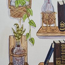 Meu projeto do curso: Ilustração botânica com aquarela. Traditional illustration, Fine Arts, Painting, Drawing, Watercolor Painting, and Botanical Illustration project by amandabolzanbaldo - 07.24.2023