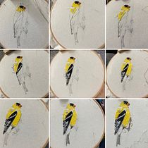 My project for course: Painting with Thread: Textile Illustration Techniques. Ilustração tradicional, Bordado, e Design têxtil projeto de Anna MacKinnon - 25.07.2023