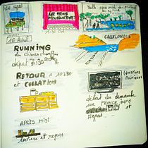 Mon projet du cours : Journal intime illustré : pratiquez au quotidien la pleine conscience. Fine Arts, Sketching, Creativit, Drawing, and Sketchbook project by denis13fr - 07.25.2023