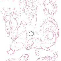 Mein Abschlussprojekt für den Kurs: Von der Natur inspiriert: Illustriere niedliche Charaktere. Projekt z dziedziny Projektowanie postaci,  R, sunek, Ilustracja c, frowa, R, sunek c i frow użytkownika Marlit Mogritz - 25.07.2023