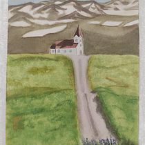 Meu projeto do curso: Pintura de paisagens realistas com aquarela. Projekt z dziedziny  Sztuki piękne,  Malarstwo, Sketching, Malowanie akwarelą, Ilustracja naturalist i czna użytkownika Claudia Hobus - 23.07.2023